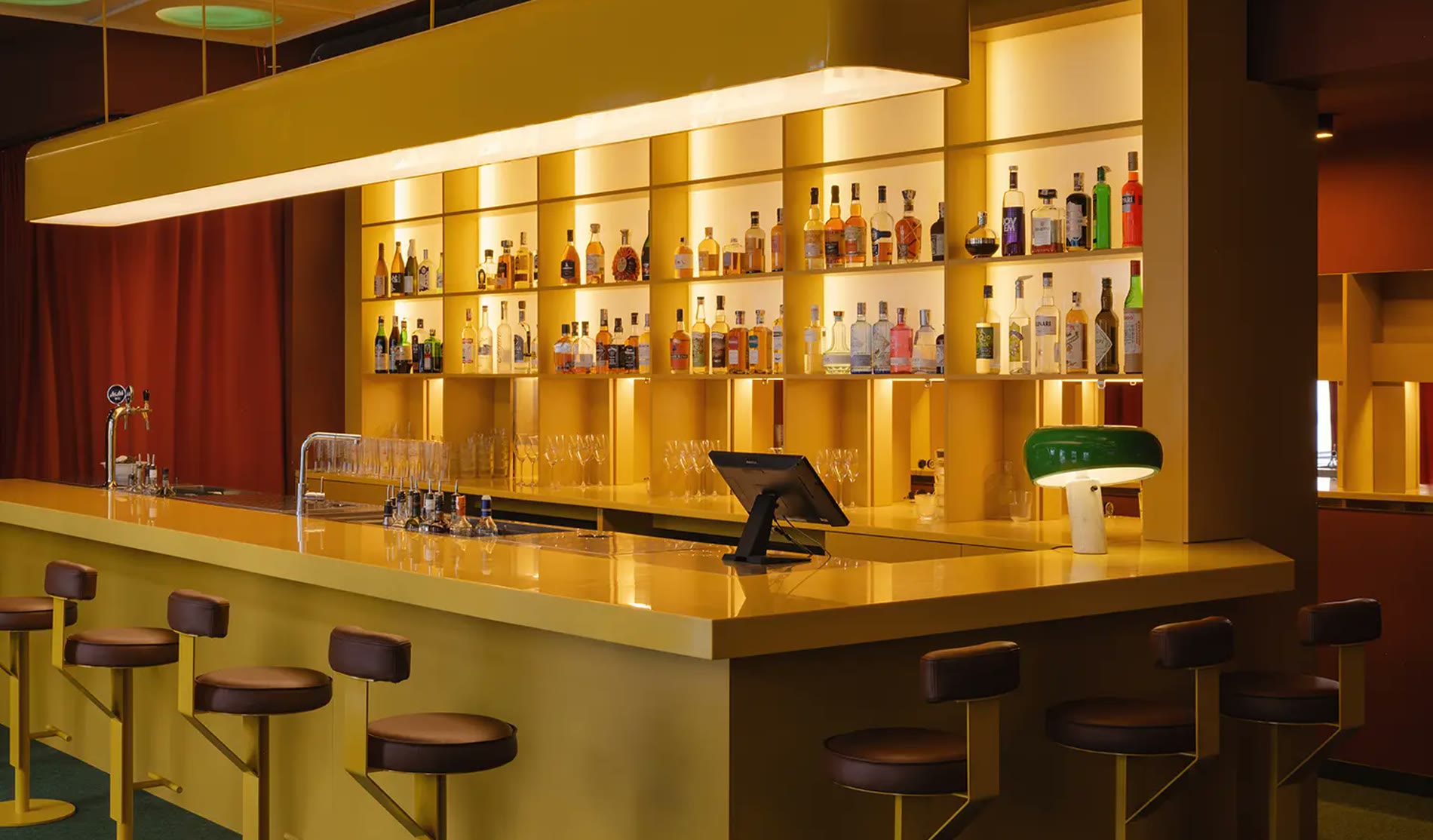 The listening bar at Pavilion Hotel and Social Club, Belgrade